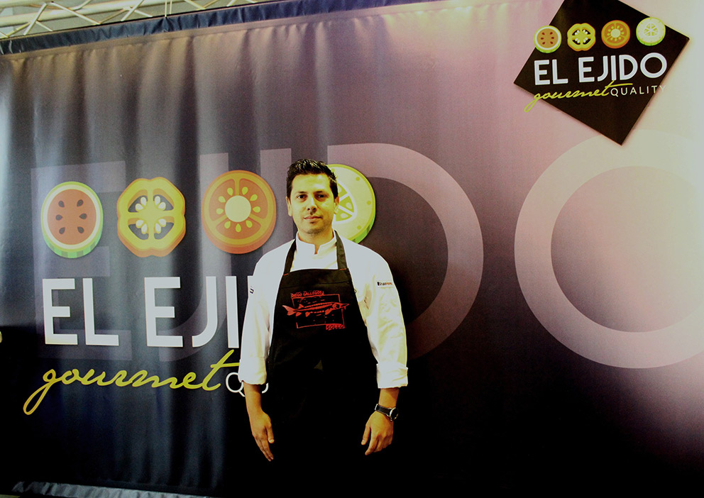 El chef Diego Gallegos respalda la campaña El Ejido Gourmet Quality