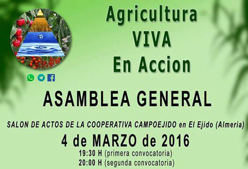 Día 4 de marzo. Asamblea General 'Agricultura Viva en Acción'
