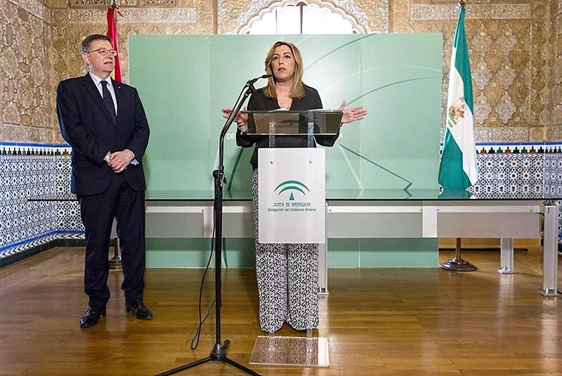 Susana Díaz 'promete' 20 millones para modernizar invernaderos