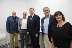 Ximo Puig, Benito Orihuel, Juanjo Febrer y Assumpta Domínguez
