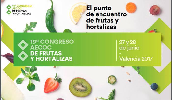 Días 27 y 28 de junio. 19º Congreso AECOC de Frutas y Hortalizas