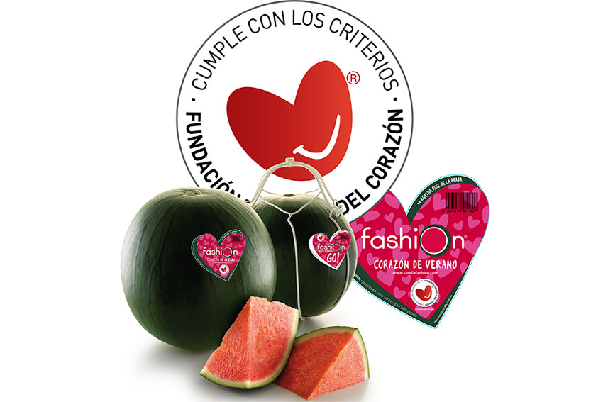 La Fundación Española del Corazón acredita los beneficios saludables de Sandía Fashion