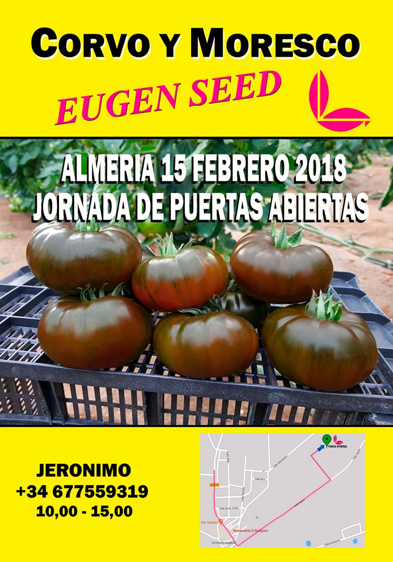 Día 15 de febrero. Jornada de tomate de Eugen Seed