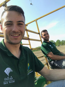 Manuel Álvarez y Roberto Martínez, alumnos de EFA Campomar, de Erasmus + en Italia.