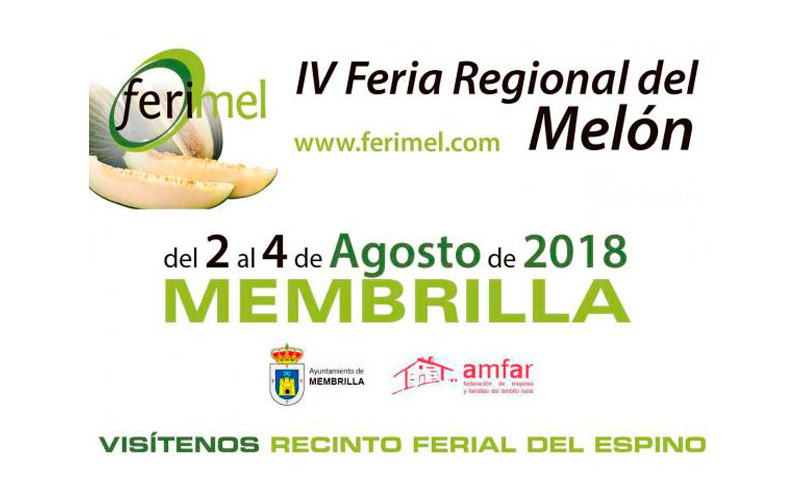 Días 2, 3 y 4 de agosto. Ferimel. IV Feria Regional del Melón