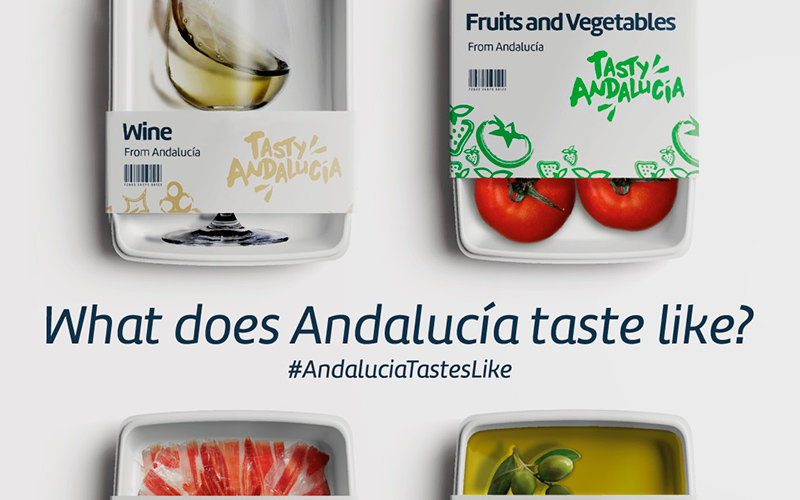 La campaña de consumo 'Tasty Andalucía' seduce a turistas en hoteles y aeropuertos