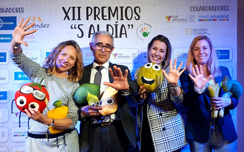 Premios '5 al Día' reconocen a Sakata por su promoción del consumo