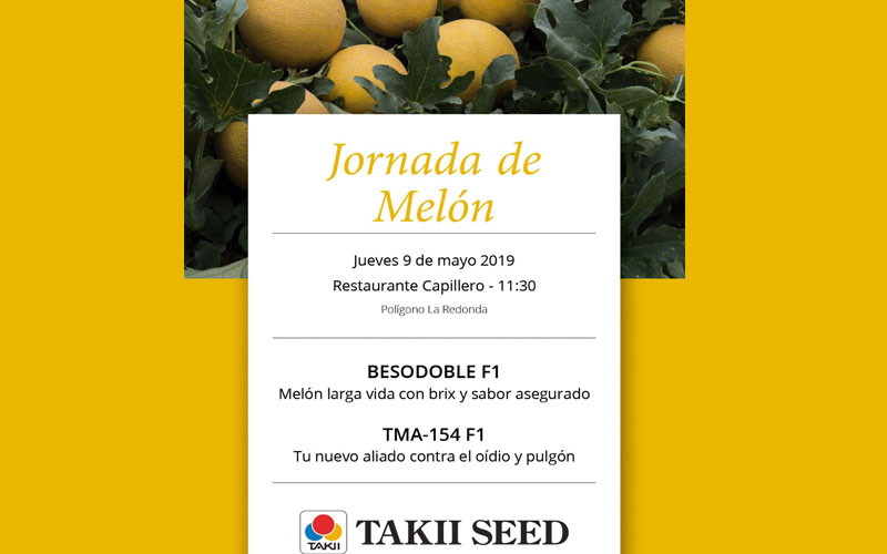 Día 9 de mayo. Jornada de melón de Takii Seed