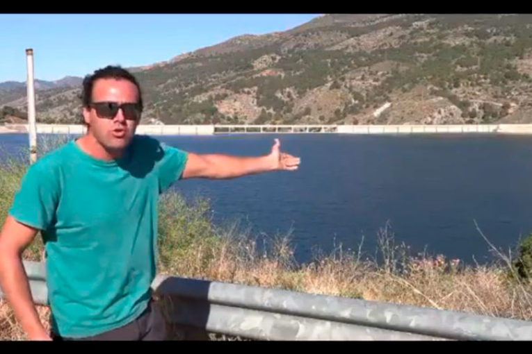 La presa de Rules y el agua al mar