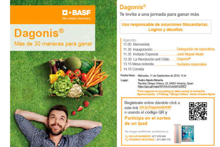 Día 11 de septiembre. Lanzamiento de Dagonis® de BASF en Almería