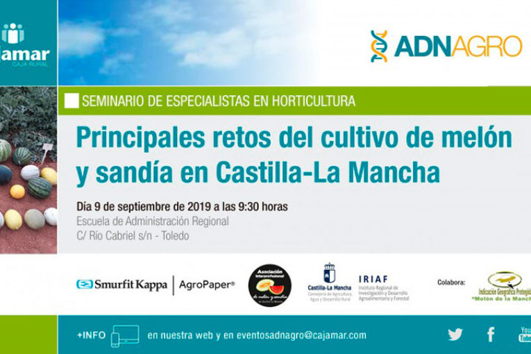 Día 9 de septiembre. Principales retos del cultivo de melón y sandía en Castilla-La Mancha