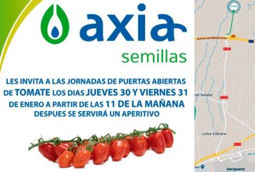 Días 30 y 31 de enero. Jornadas de tomate de Axia Semillas