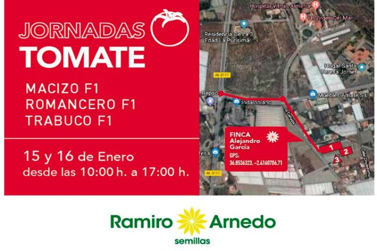 Días 15 y 16 de enero. Jornadas de tomate de Ramiro Arnedo