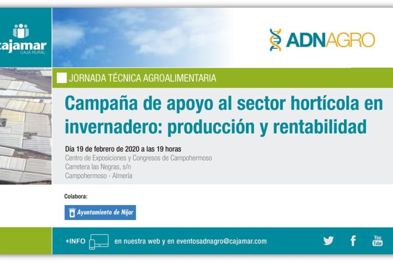 Día 19 de febrero. Campaña de apoyo al sector hortícola en invernadero