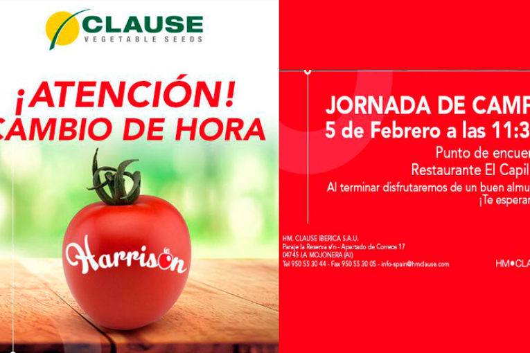 Día 5 de febrero. Jornada de tomate de HM Clause