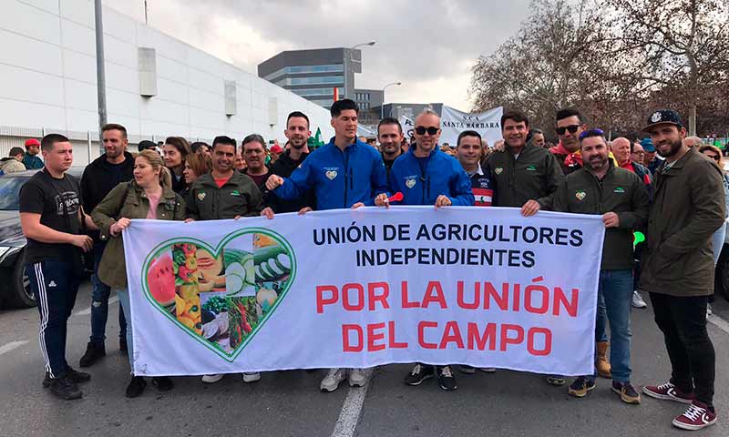 Agricultores Independientes convocan manifestación en Almería el día 26