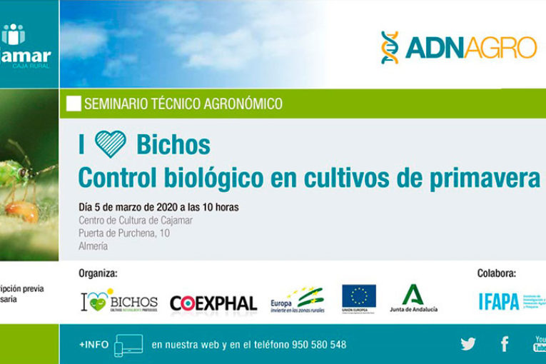 Día 5 de marzo. Control biológico en cultivos de primavera