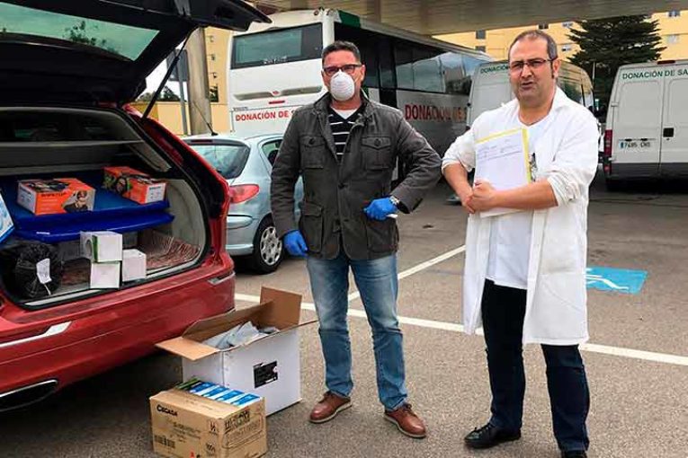 Bio Sol Portocarrero dona material sanitario a Torrecárdenas