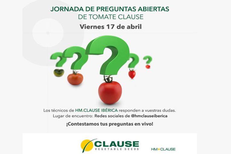 Día 17 de abril. Jornada de preguntas abiertas de tomate de Clause