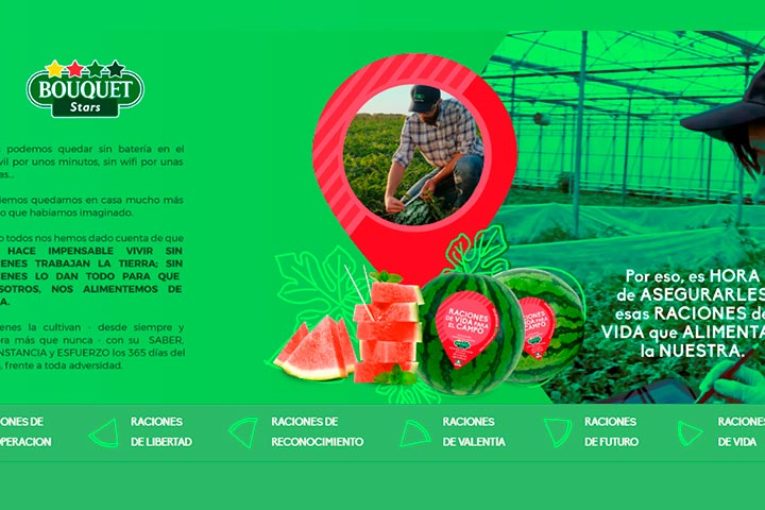 Sandía Bouquet apoya al productor con “Raciones de vida para el campo”