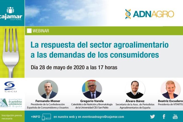 Día 28 de mayo. La respuesta del sector agroalimentario a las demandas de los consumidores