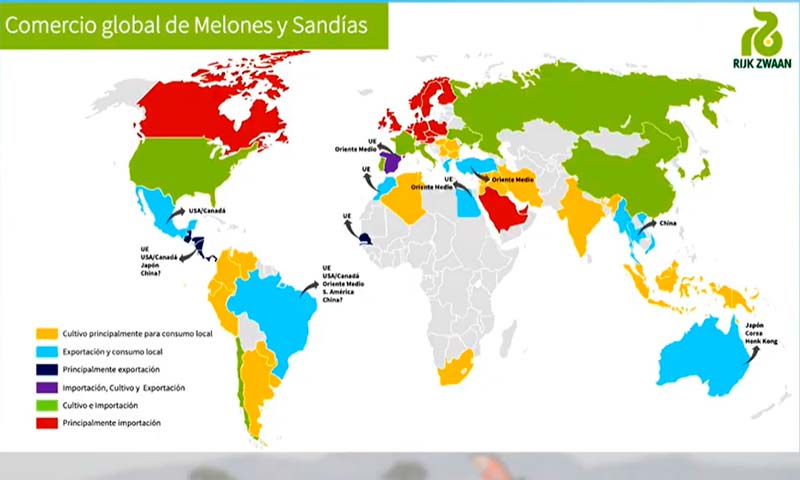 Comercio global de melón. /joseantonioarcos.es