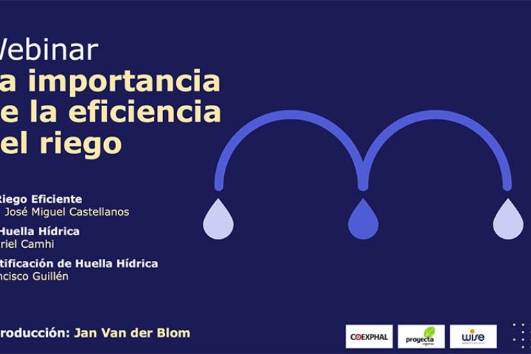 Día 14 de julio. Webinar: La importancia de la eficiencia del riego