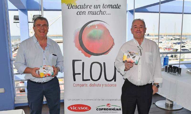 Vicasol y Coprohníjar se unen bajo la marca ‘FLOU’ de tomate