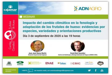 Día 3 de septiembre. Impacto del cambio climático en la fenología y adaptación de los frutales de hueso