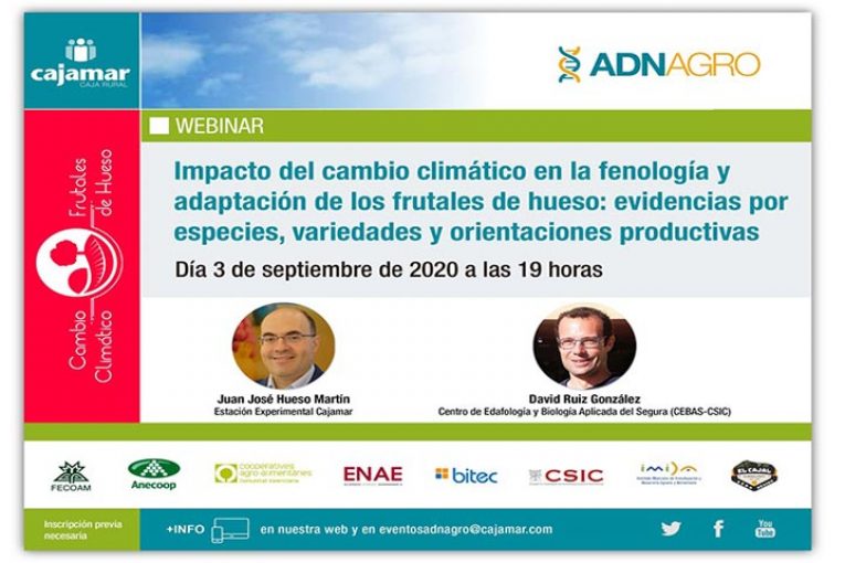 Día 3 de septiembre. Impacto del cambio climático en la fenología y adaptación de los frutales de hueso