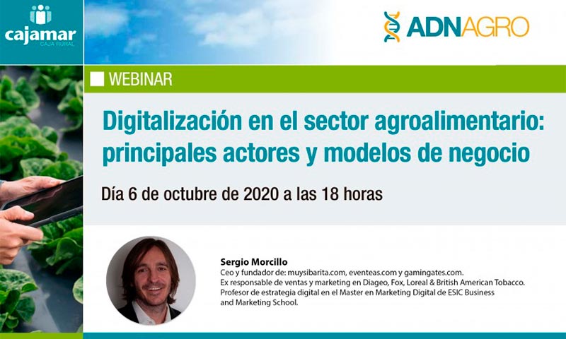 Día 6 de octubre. Digitalización en el sector agroalimentario