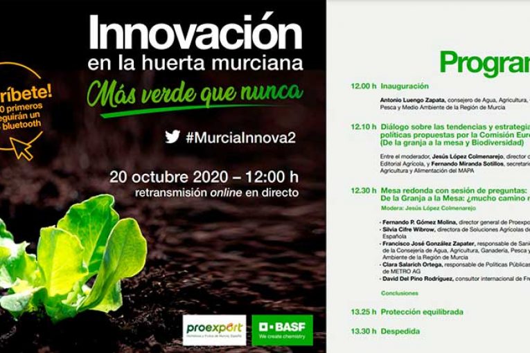 Día 20 de octubre. Innovación en la huerta murciana. Más verde que nunca