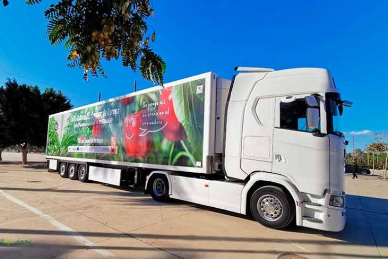 24 tráilers promocionarán nuestras frutas y hortalizas por toda Europa