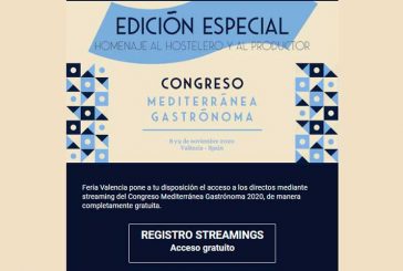 Días 8 y 9 de noviembre. Congreso Mediterránea Gastrónoma 2020