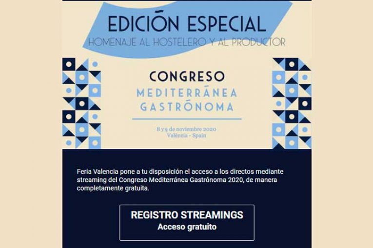 Días 8 y 9 de noviembre. Congreso Mediterránea Gastrónoma 2020