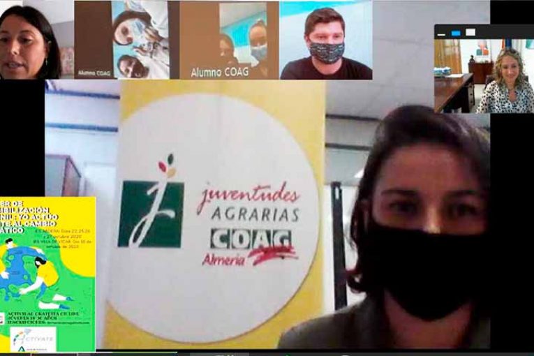 Jóvenes agricultores de la COAG 