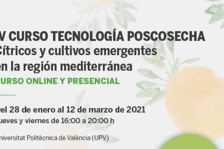 Abierta la inscripción al IV Curso Tecnología Poscosecha