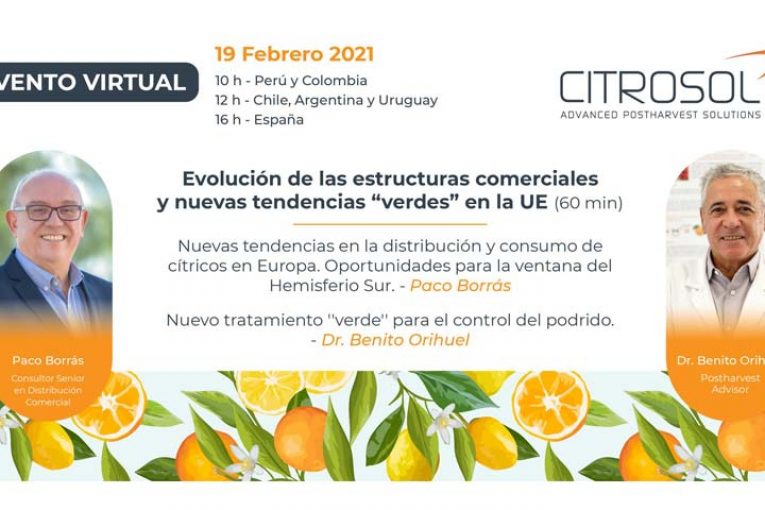 Día 19 de febrero. Citrosol y la 'Evolución de las estructuras comerciales y nuevas tendencias 'verdes' en la UE