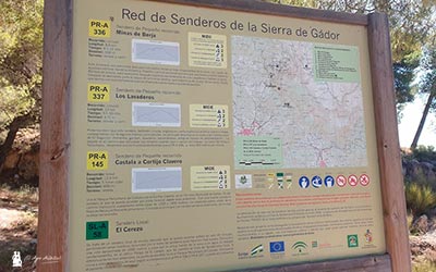 Red de senderos de la Sierra de Gádor. /joseantonioarcos.es