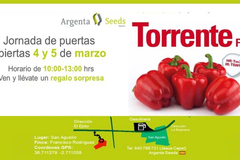 Días 4 y 5 de marzo. Jornadas de pimiento de Argenta Seeds