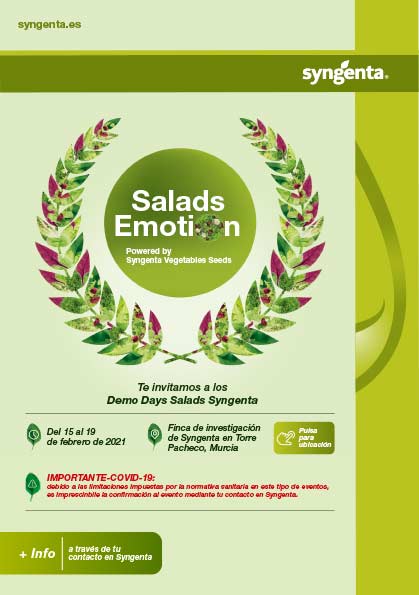 Del 15 al 19 de febrero. Demo Days Salads Syngenta