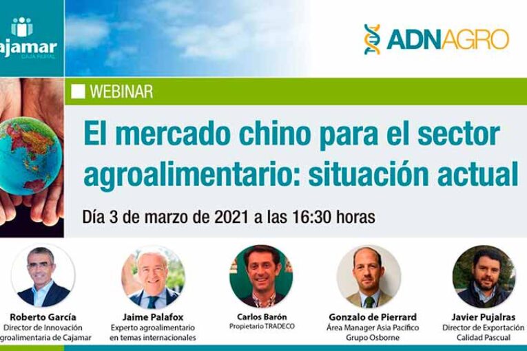 Día 3 de marzo. ‘El mercado chino para el sector agroalimentario: situación actual’
