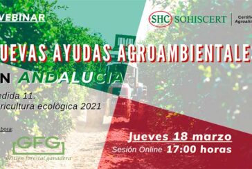 Día 18 de marzo. Webinar 'Ayudas Agroambientales en Andalucía'