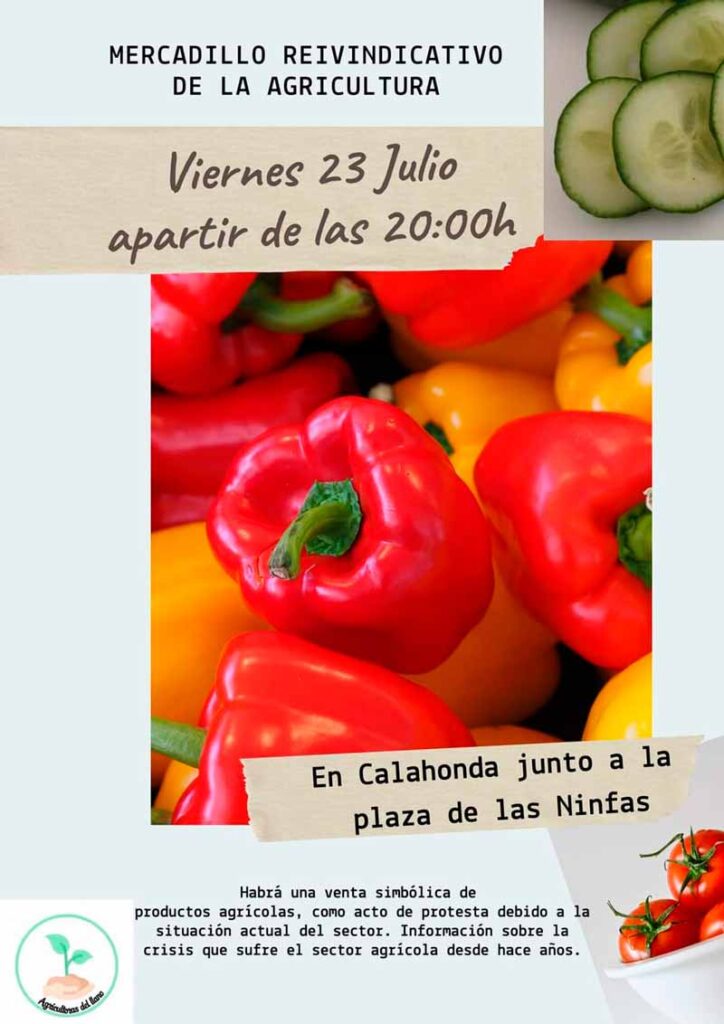 MMercadillo por las protestas del sector agrícola