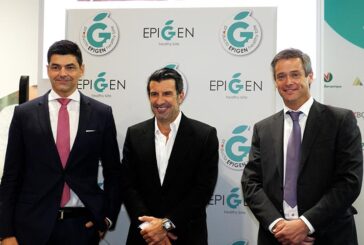 Luis Figo ficha como embajador de la marca Epigen Healthy Bite