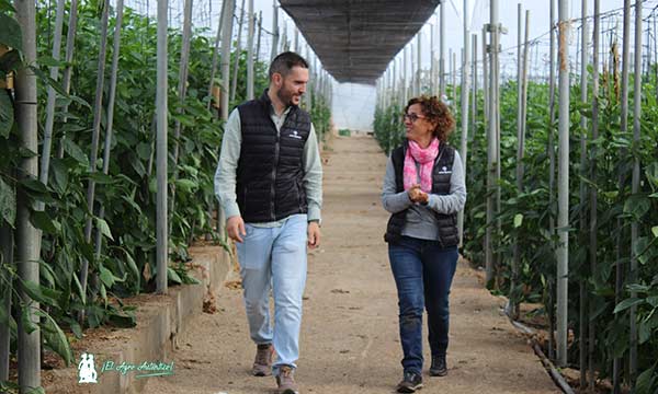 Alberto Vargas, Asfertglobal, con Manoli Joya, Lupión y Rodríguez. / agroautentico.com