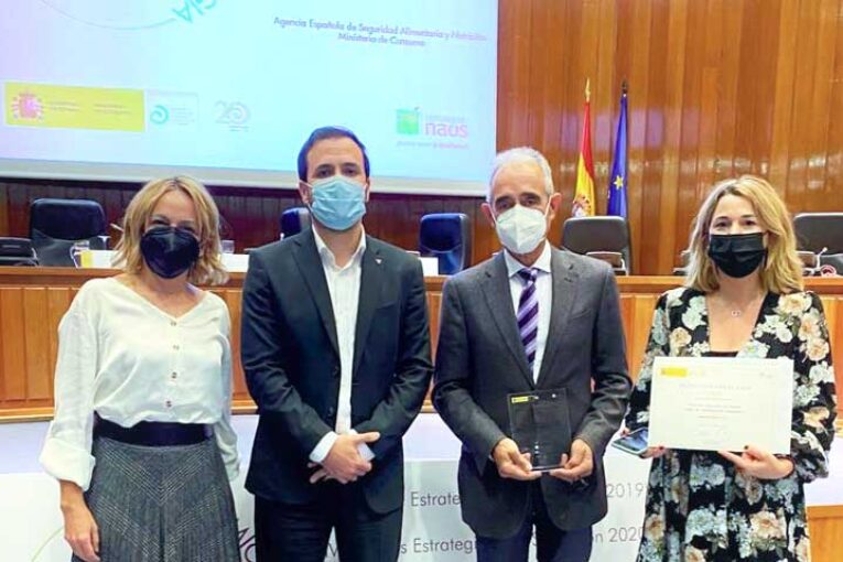 La Pandi recibe el premio Naos en Madrid