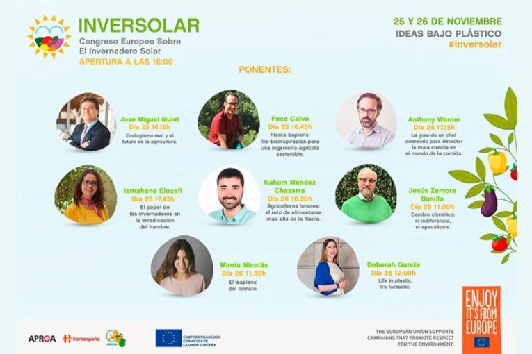 Días 25 y 26 de noviembre. Inversolar 2021: Ideas bajo el plástico