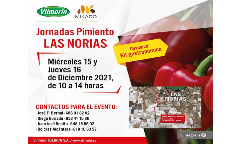 Días 15 y 16 de diciembre. Jornadas de pimiento de Vilmorin