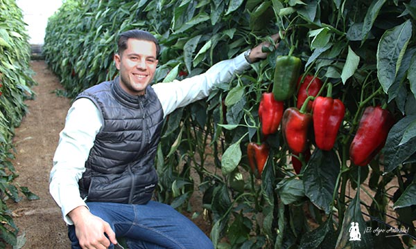 Adrián García, miembro del departamento de marketing de Meridiem Seeds. / agroautentico.com